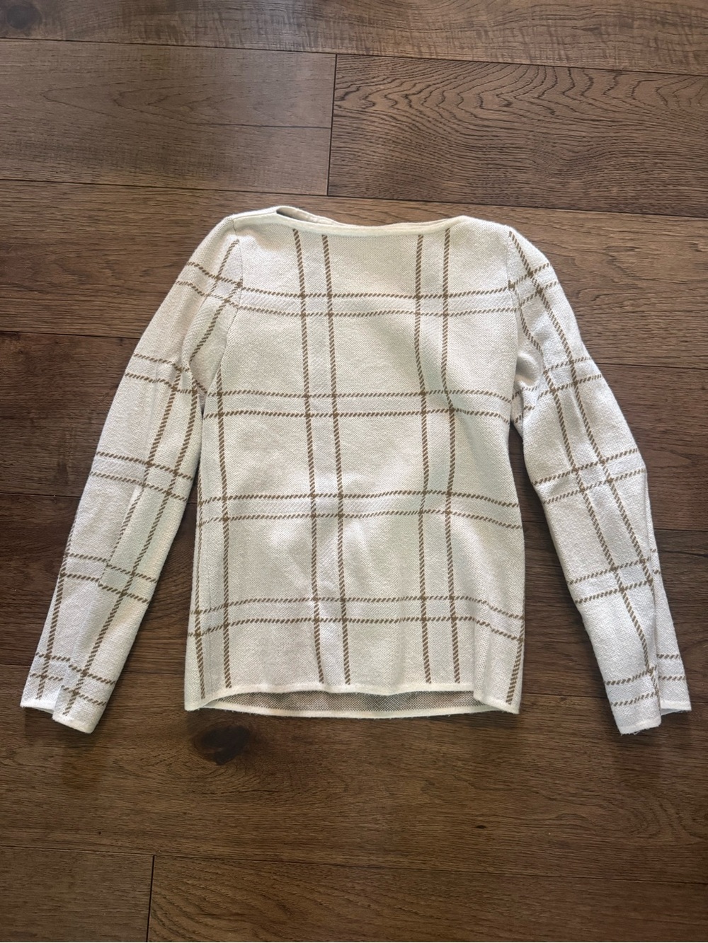 Ann Taylor Plaid Sweater